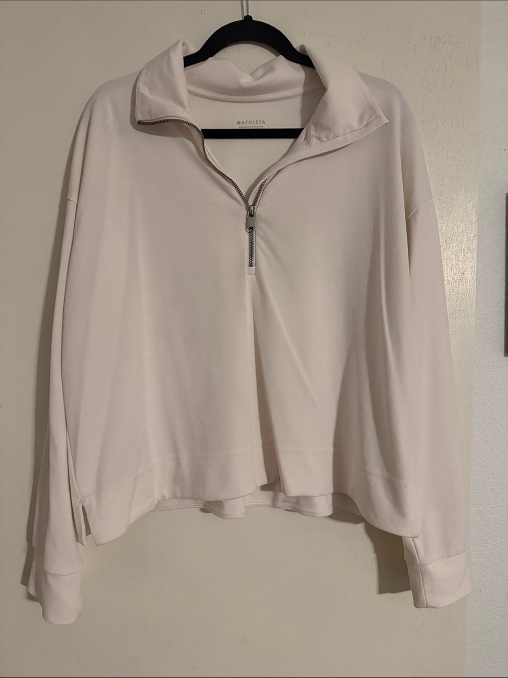 Athleta Light Blush Half-Zip Pullover